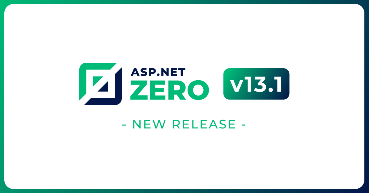 Introducing ASP.NET Zero v.13.1